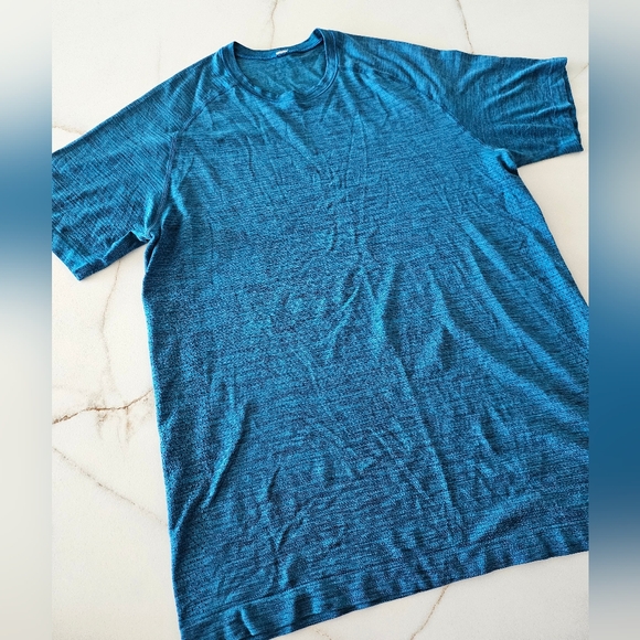 Lululemon Men’s Blue Metal Vent Breathe Short Sleeve Tee Sz M - Picture 4 of 12